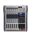 Eight Channel Pro DJ Mixer With Individual Channel Control And USB Recording To Computer Beefy All Metal Build Six Channel Option