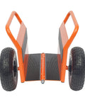 Heavy-Duty Slab Dolly Cart With 1000Lb Capacity And 10-Inch All-Terrain Tires Non-Slip Industrial Transport Dolly Built From Steel And Rubber For Durable Performance On Construction Sites Easy Moving Heavy Loads, front view