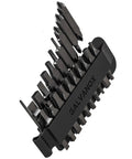 Leatherman Compatible Bit Kit With 21 Hardened 59HRC S2 Steel Bits, showing magnetic notched bits and holder