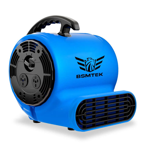 Beast Heavy Duty Industrial Air Mover Blower Fan One Third HP 1200 CFM For Fast Carpet And Floor Drying Three Speed Settings