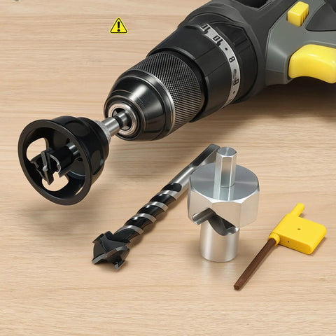Smooth Operator Aluminum Dowel Jig Kit With Bench Dog Hole Drill Guide And Chamfer Reamer Burr Removal Tool Hella Precise Smart Pick, drill and bits