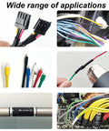Various applications of Heat Shrink Tubing Kit 2 To 1 Ratio Multi Color Assortment with wiring and electronics