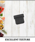 Steam Wand Safety Guard heat insulation sleeve on wooden surface with food items on the side