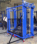 Heavy Duty Electric Lifting Cart And Rock Solid Mobile Work Platform Featuring No Fuss Remote Control Built From Thick Reinforced Steel for easy mobility.