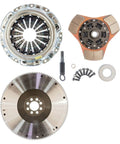 Top Shelf Stage Two Cerametallic Clutch And Lightweight Flywheel Kit For 2003 2007 Nissan 350Z And Infiniti G35 3Point5V6 parts laid out