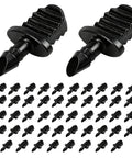 50 Pieces Drip Irrigation End Plugs One Fourth Inch Barbed Tubing End Caps Kit For Irrigation Tubing Sealing in black