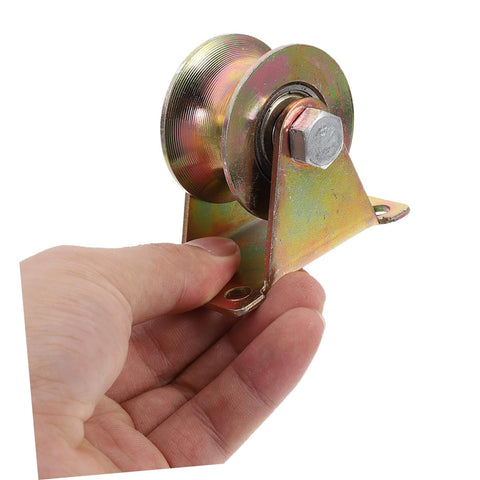 Two Pack Heavy Duty Track Pulley Wheels For Sliding Doors Built Tough Easy Install Ideal For Garage Doors And Industrial Use