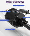 NEMA L14-30P Twist Lock Locking Plug Connector For Generator, industrial grade with brass blades and thermoplastic body