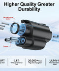 Nacs To Ccs1 Adapter For Tesla Superchargers Bringing Hella Smooth 300Kw Dc Fast Charging to Ford Rivian and GM Electric Vehicles showing quality components.