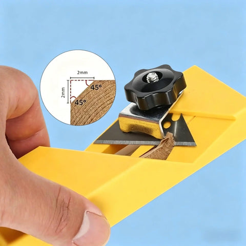 Two Pack Hand Plane Drywall Cutter For Gypsum Board Sheetrock With Interchangeable Blades Ergonomic ABS Handle DIY Friendly, 45° trim