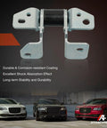 Premium Steel Lower Door Hinge Driver Side Left Front Hella Strong Straight Bolt Up Auto Replacement Fits Dodge Charger Durango Chrysler 300 Jeep Grand Cherokee Replaces 55113665AI with corrosion-resistant coating.