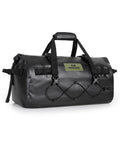 Waterproof Motorcycle Dry Bag 60L With Roll Top Closure Tail Saddle Luggage Four Quick Release Straps Heavy Duty Travel Duffel Black