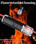 Push In Wire Connectors With Locking Buckle For 18 To 22 AWG Solid And Stranded Wires One Second Install flame-retardant housing