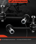 Beefed Up Front Sway Bar Links for Jeep Grand Cherokee 2011-2015 and Dodge Durango 2011-2015, dual stabilizer links