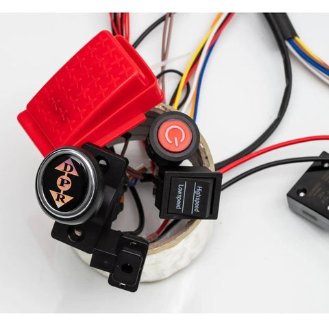 24V Ride On Toy Wiring Harness Conversion Kit With 2.4G Wireless Switch Box for Upgrades with controls and wiring detail