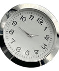 55mm Clock Insert With Arabic Numerals For Watch Repair And Upgrades Durable Alloy Construction Easy Fit Face Plate