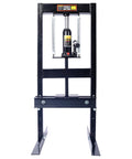 6 Ton Hydraulic Shop Press Heavy Duty H Frame Garage Press With No Sweat Setup and Dual Stamping Plates front view