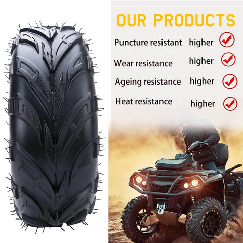 Front view of 145/70-6 Go-to Tire Replacement For Go Karts And ATVs On Mini Bikes 14x6-6, shown with performance ratings.