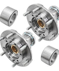 Front Wheel Bearing And Hub Assembly Kit For Toyota Tacoma 1995 2004 4WD With 2.4L 2.7L And 3.4L Engines Replacement Fits 43502-35160 43521-35010 90080-36071
