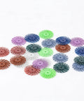 88pcs 1 Inch Radial Bristle Disc Kit With 3mm Shank For Rotary Tools Pro Grade Detail Abrasive Wheel Grit Range 80 To 2500