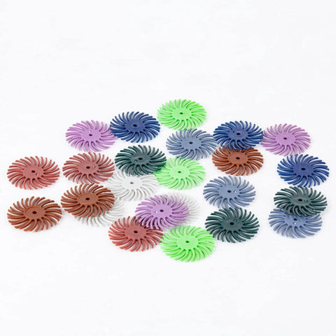 88pcs 1 Inch Radial Bristle Disc Kit With 3mm Shank For Rotary Tools Pro Grade Detail Abrasive Wheel Grit Range 80 To 2500