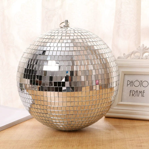 8 Inch Hanging Disco Ball For Party Wedding Holiday Or Home Decor With Tiny Mirror Squares That Sparkle Reflect Light And Create A Dazzling Flicker