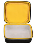 Ultimate Heavy Duty Hard Case For Dymo Rhino 4200 Label Maker with yellow interior, designed for secure transport and protection.