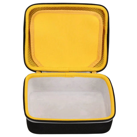 Ultimate Heavy Duty Hard Case For Dymo Rhino 4200 Label Maker with yellow interior, designed for secure transport and protection.