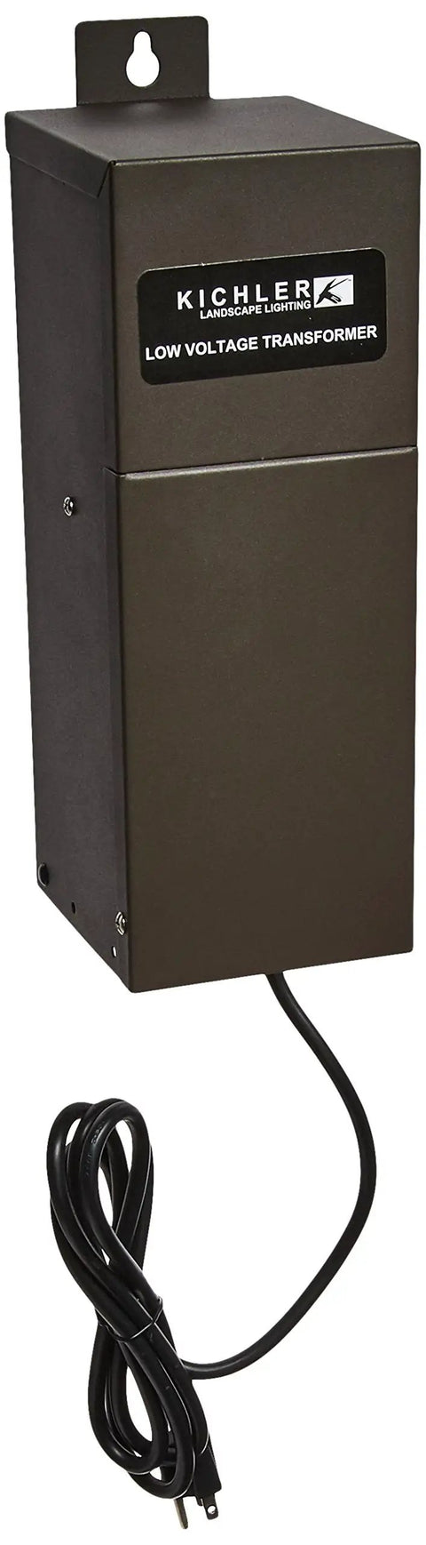Standard Series Low Voltage Transformer 100W Manual On Off Switch, textured bronze steel, with 6 ft SJTW cord