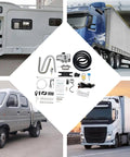 12V 5000W Diesel Cabin Heater Complete Kit With Efficient Air Ducting And Remote Control For Rv Vans And Trucks Delivering Quiet Bangin Heat On The Go with components shown