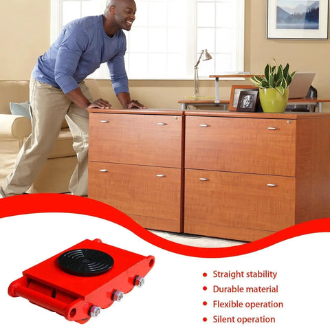 Tough As Nails Heavy Duty Mechanical Skates For Industrial Machinery Transport With Rugged Steel Rollers and Smooth Gliding Design handling furniture.