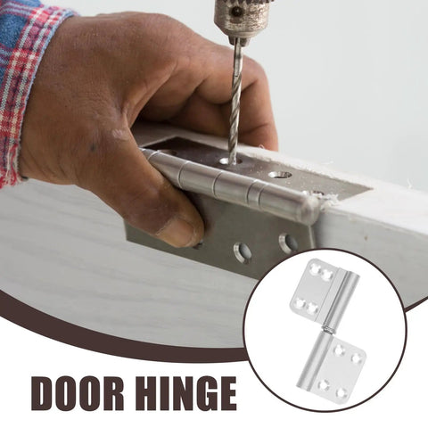 Installation of Removable Flag Hinges 6 Pack Heavy Duty Kitchen Cabinet Door Hinges With Lift Off Weld On Design