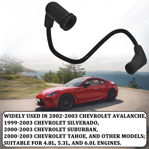 Premium Replaceable Fuel Pressure Regulator Vacuum Hose For Chevy Avalanche Yukon Sierra Tahoe With Throttle Body Gasket Kit And Cleaner Oil Tube Testing Tool That Fixes Leaks And Boosts Efficiency Big Time. Black vacuum hose for GM trucks