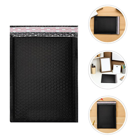Bubble Mailers 50 Pack 20 By 25 Cm Black Padded Waterproof No Fuss Self Seal Envelopes on desk setting