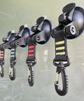 Two Pack Windproof Suction Cup Hooks For Outdoor Camping And Car Mounts Multi Functional PP Material Secure Grip Buckle attached to glass