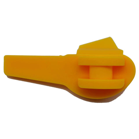 Yellow nylon insert from Pro Grade Tire Changer Nylon Insert Guard Kit For Duck Head Mount Demount Tools rim edge protector