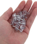 Plastic Shelf Pegs Set 150 Pack 3mm Diameter With 0.11 Inch Hole Locking Design No Tool Quick Snap In Install Clear Durable Pegs