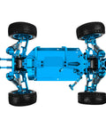Metal RC Chassis Frame Kit 1/14 4WD For WLtoys 144010 144001 144002 Beefed Up Kit Blue Durable Easy Bolt On DIY Truggy Frame