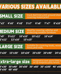 Various sizes available for 10x12 Feet Beefy Heavy Duty Waterproof Poly Tarp Cover With Metal Grommets And Reinforced Edges