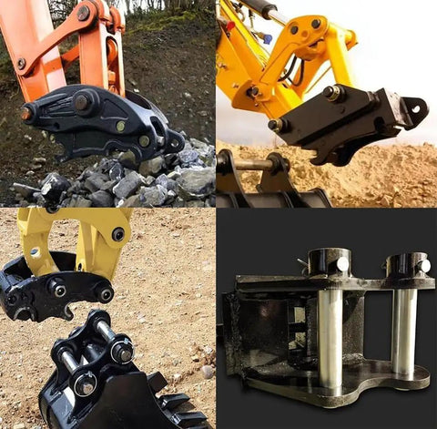 Tough As Nails Quick Hitch For Mini Excavators 0.8 To 1.5 Ton With 90mm Span And 25mm Hole Diameter Easy Quick Change Coupler