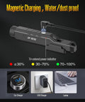 Magnetic charging for Beast 1600 Lumen Tactical Flashlight With Momentary On And Strobe Built In Rechargeable Battery