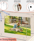 Eight Piece Car Clip Picture Holder Set With Personalized 3 Inch Photo Frames For Your Ride Sun Visor Acrylic Magnetic