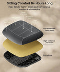 Layered view of EC200 Ergonomic Office Chair With High Back Mesh Lumbar Support 3D Adjustable Headrest Sliding Seat
