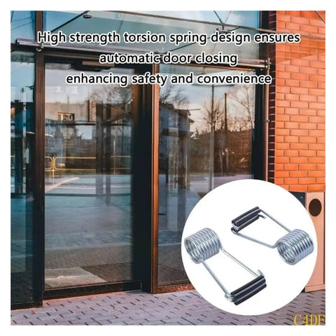 Heavy Duty Self Closing Door Hinges Set With Torsion Spring used in a commercial glass door