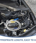 Must Have Brake Bleeder Hose Kit For Cars And Bikes, 5 16 Inch High Temp Silicone Tubing in car engine bay