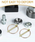 Heavy Duty Lynch Pin Kit 16 Piece Assortment for Farm Tractors, Trailers, Mowers and Trucks Secure Equipment Shaft Locking