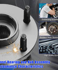 Front Wheel Hub Bearing Assembly Direct Fit Easy Install 5-Lug With ABS Compatible With Chevy, Pontiac, Saturn, Cobalt, HHR
