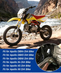 Beefed Up Stainless Steel Swing Arm Bolt Bushing Kit For Dirt Bikes 110cc 125cc Fits X4 X5 X6 DBX Series Rear Axle Bearings Upgrade For Smoother Off Road Suspension And Grippy Traction. Apollo DBX4 DBX5 DBX6 dirt bike swing arm bushing kit, silver