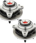 Pair Front Wheel Hub Bearing Assembly for Ford F-150 2004-2008, Expedition 2003-2006, Lincoln Mark LT 2006-2008, Navigator 2003-2006 4x4 Only with ABS