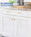 10 Pack Single Hole Brushed Antique Brass Cabinet Handles And Zinc Drawer Pulls for white kitchen cabinets with granite top